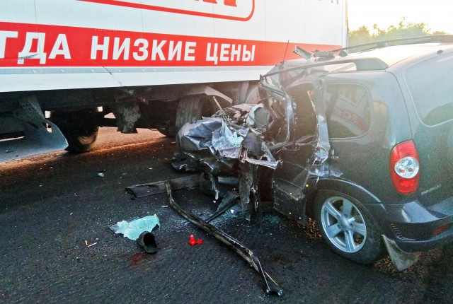 Водитель «Нивы» чудом выжил на трассе «Кола» в Лодейнопольском районе