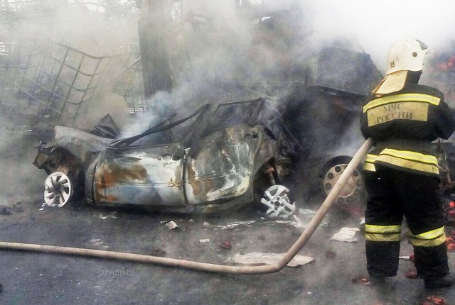 Супруги сгорели заживо в результате массового ДТП на трассе М-5 под Сызранью