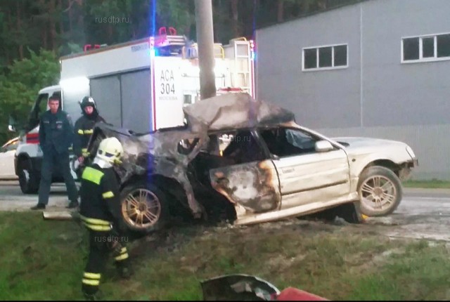 Человек сгорел заживо в автомобиле после ДТП в Новой Москве