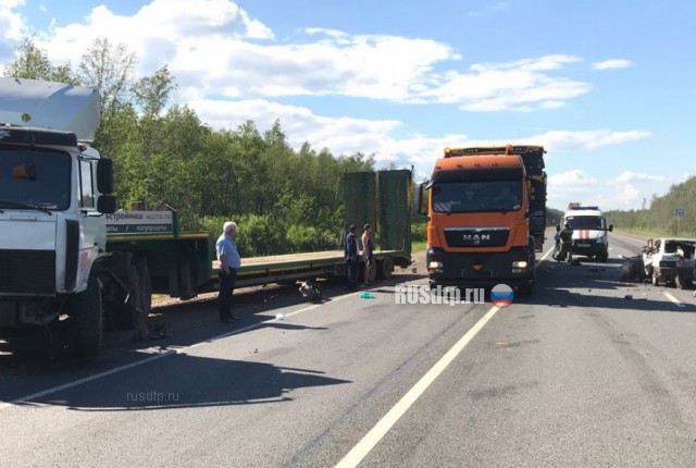 Водитель «Лады» погиб в ДТП на трассе М-10 в Вышневолоцком районе