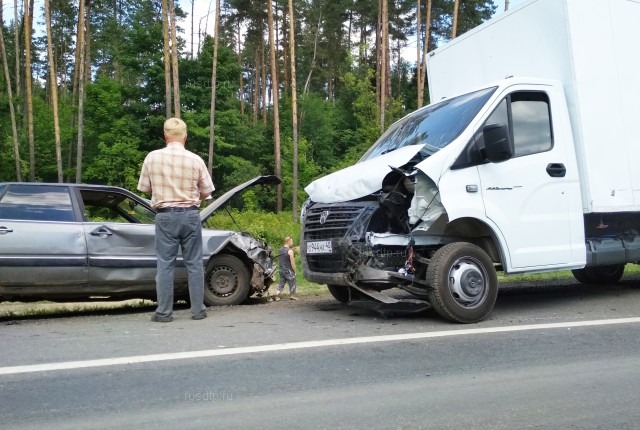 Массовое ДТП произошло на Горьковском шоссе в Подмосковье