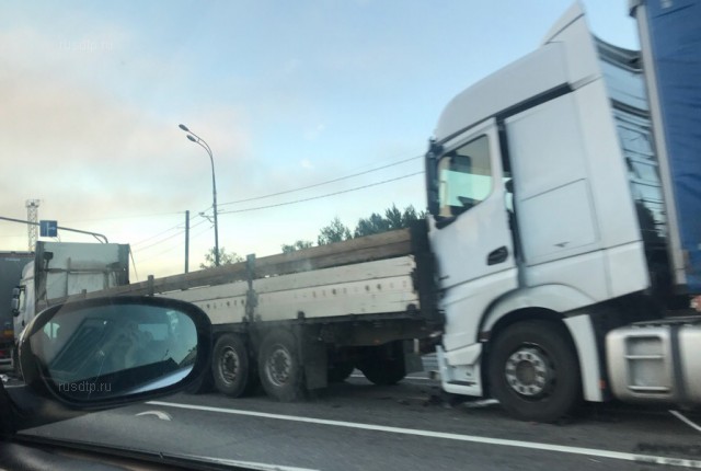 Двое погибли в массовом ДТП с участием большегрузов на трассе М-1 в Смоленской области