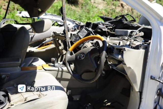 Жесткое ДТП во Владивостоке попало в объектив камеры