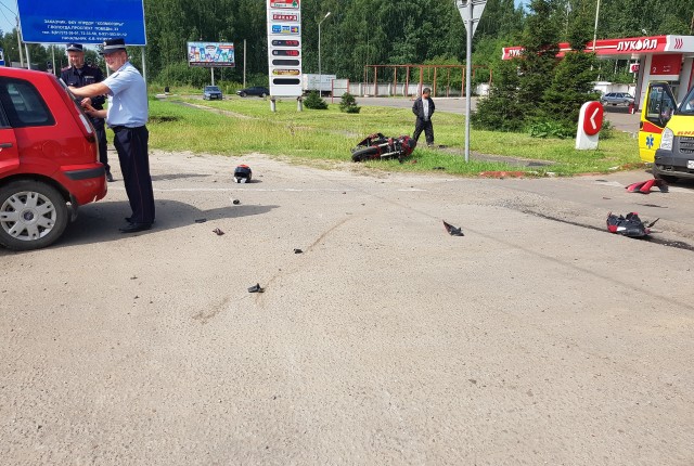 В Костроме в ДТП погиб мотоциклист