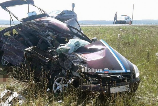 В Чувашии автомобиль из свадебного кортежа попал в смертельное ДТП