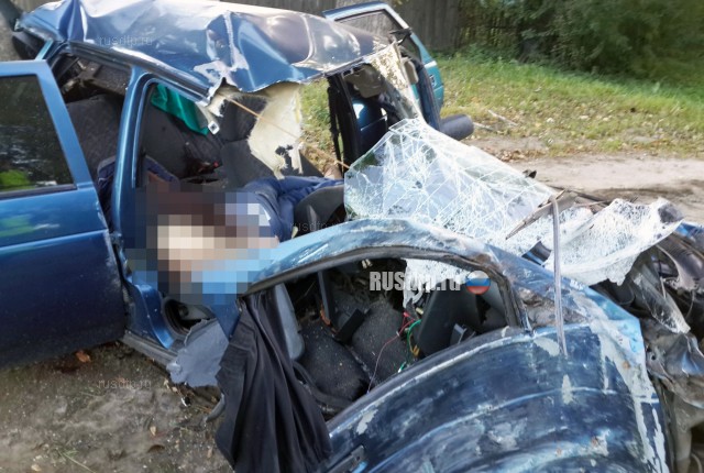 ВАЗ-2112 врезался в дерево на Московском шоссе в Твери