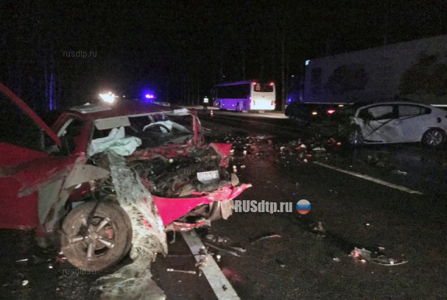 Двое погибли в ДТП на трассе М-10 в Тосненском районе