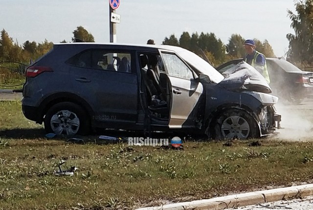Видеорегистратор запечатлел момент смертельного ДТП на автодороге «Ижевск - Аэропорт»