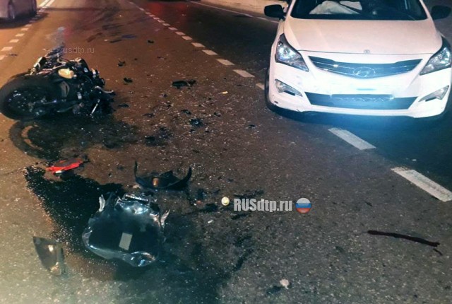 В Сочи в ДТП погиб мотоциклист. ВИДЕО