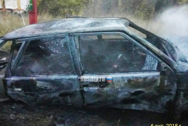 Водитель «Лады» сгорел в машине в результате ДТП на трассе М-7 в Чувашии
