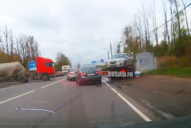 ДТП на Колпинском шоссе ДТП на Колпинском шоссе