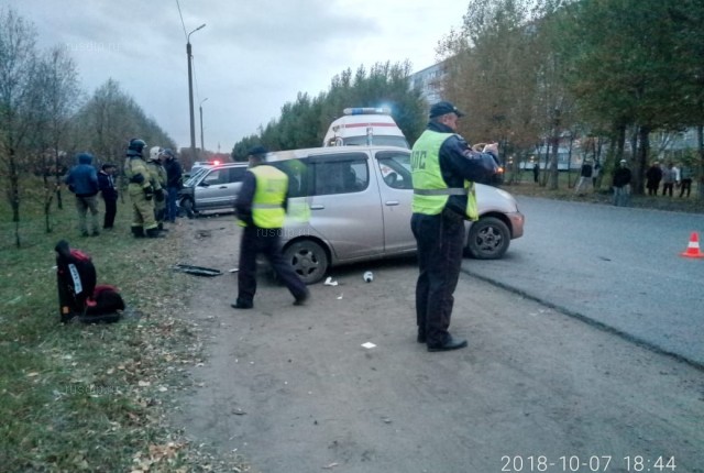 В Омске в ДТП пострадали двое детей. ВИДЕО