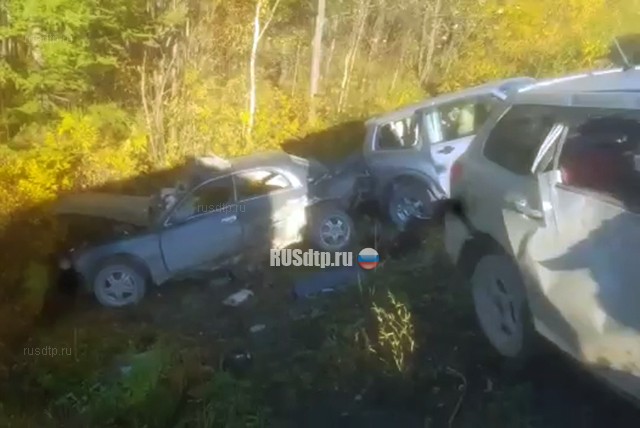 Момент смертельной аварии на Сахалине запечатлел видеорегистратор