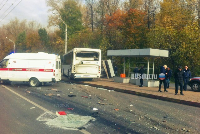 В Уфе в ДТП с двумя автобусами пострадали 15 человек. ВИДЕО