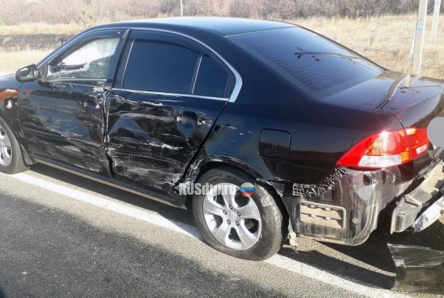 ВАЗ разорвало на части в массовом ДТП на трассе Самара – Оренбург