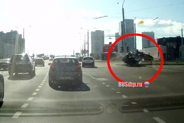 ДТП с переворотом в Минске ДТП с переворотом в Минске