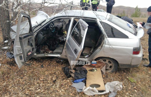 В Башкирии от столкновении ВАЗ-2112 с деревом погиб 45-летний пассажир