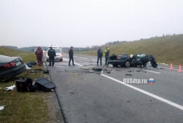 Под Минском в лобовом столкновении автомобилей погибли 4 человека