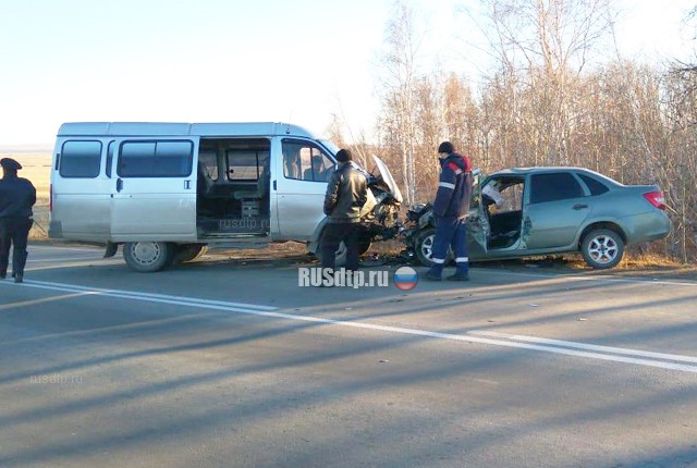 В Башкирии водитель «Газели» выполнял запрещенный обгон и совершил смертельное ДТП