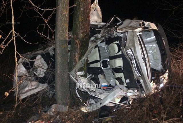 Водитель и пассажир Kia погибли при столкновении с деревом на трассе М-7 в Башкирии