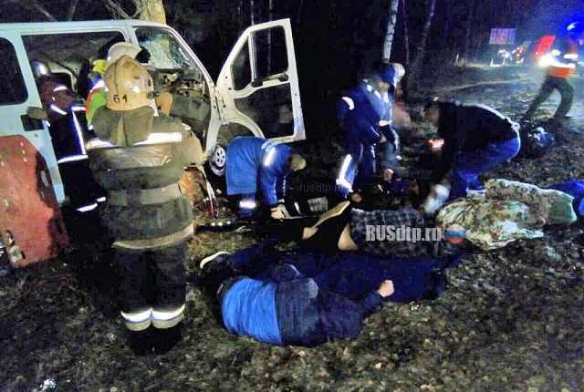 Три человека погибли в ДТП с участием микроавтобуса на трассе М-3 в Калужской области