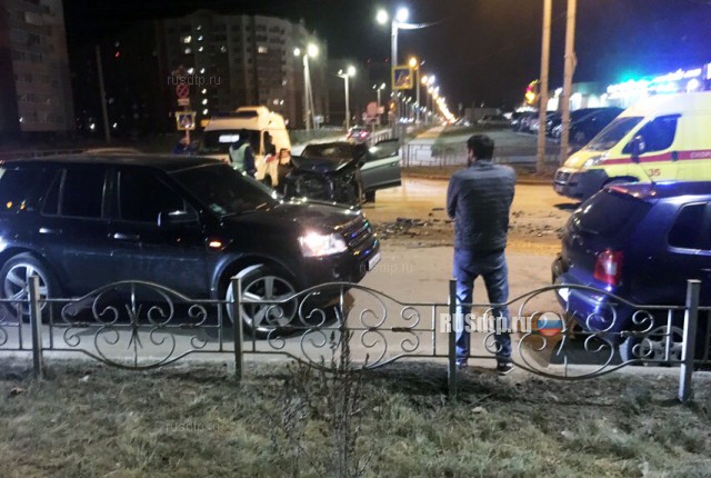 Момент лобового столкновения в Иванове запечатлел видеорегистратор