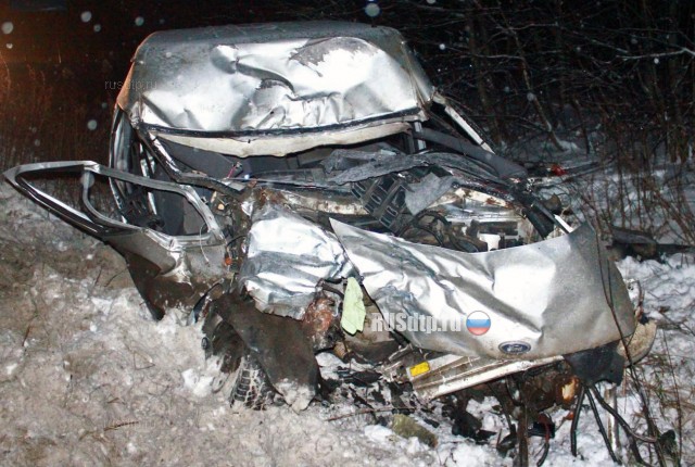 Два пассажира микроавтобуса погибли в ДТП под Ярославлем