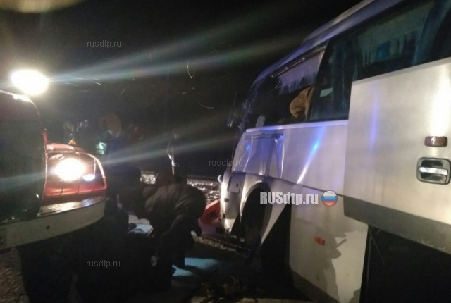 В Красноярском крае в ДТП с участием автобуса и грузовика погибли 4 человека