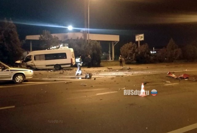 Женщина погибла в утреннем ДТП на Ростовском шоссе в Краснодаре