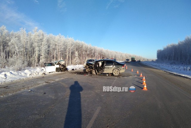 Мужчина и ребенок погибли в ДТП на трассе М-5 в Саткинском районе