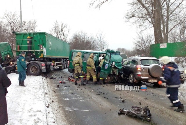 46-летний пассажир микроавтобуса погиб в ДТП в Калининграде