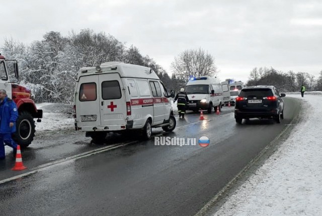 Женщина и двое детей погибли в ДТП под Петербургом