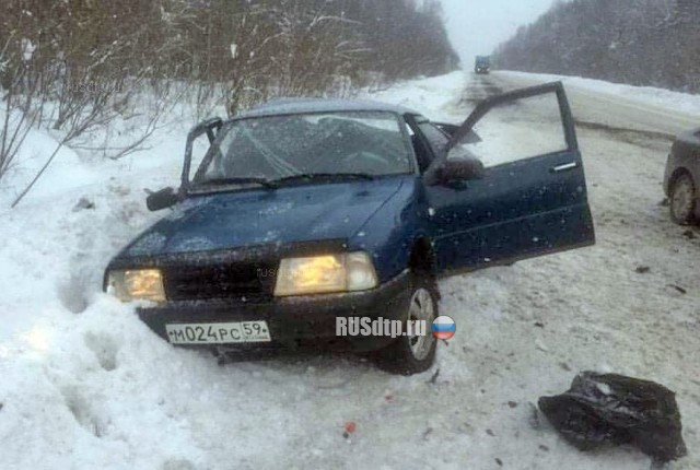 Водитель Ижа погиб в ДТП на трассе Кунгур - Соликамск