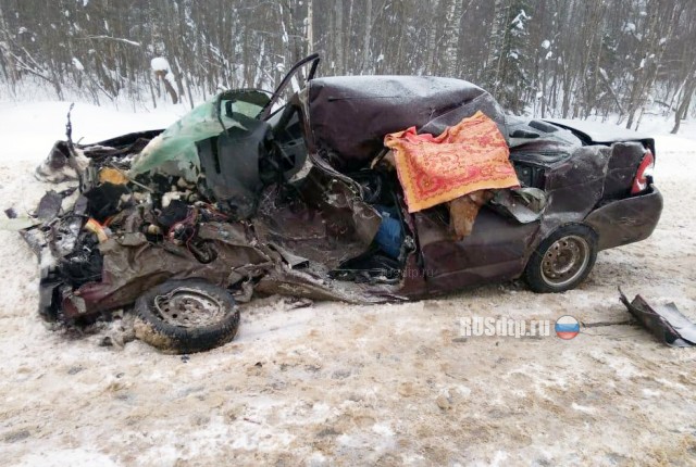 Пассажир «Лады» погиб в ДТП в Костромской области