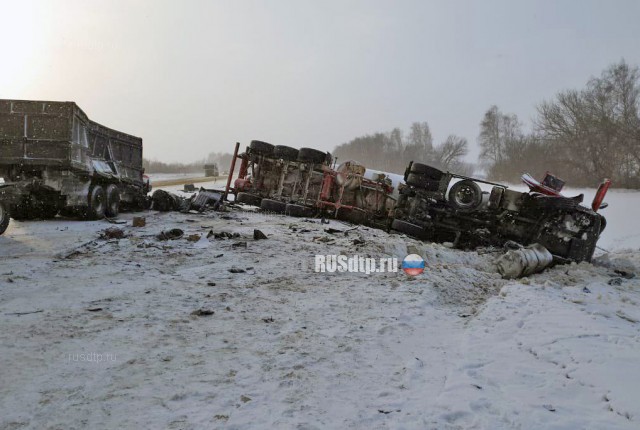 Двое погибли в ДТП с участием двух грузовиков и легковушки на трассе «Каспий»