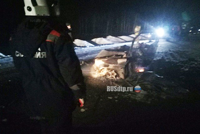 В Саратовской области в результате ДТП двое парней сгорели в «Приоре»