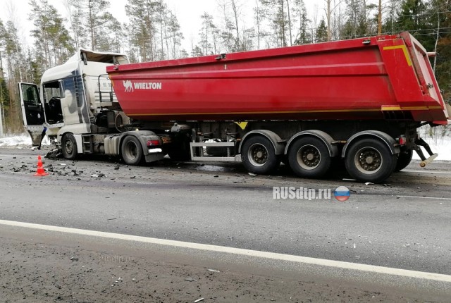 Видеорегистратор запечатлел момент гибели трех человек в Ленинградской области
