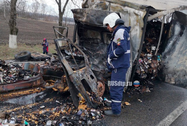 Водитель сгорел в «Газели» в результате ДТП под Армавиром
