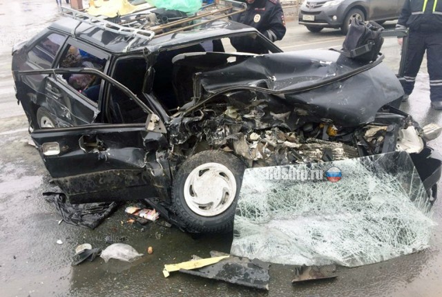 Видеорегистратор запечатлел момент смертельного ДТП на Южном шоссе в Самаре