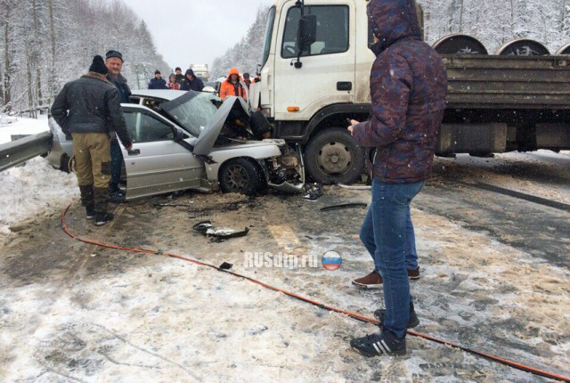 Женщина погибла в ДТП на трассе «Вологда &#8212; Новая Ладога»
