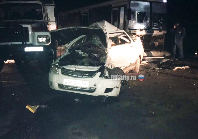 В Анжеро-Судженске в ДТП с автобусом погибли два человека