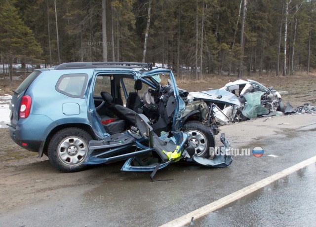 Трое погибли в лобовом столкновении автомобилей в Ярославской области