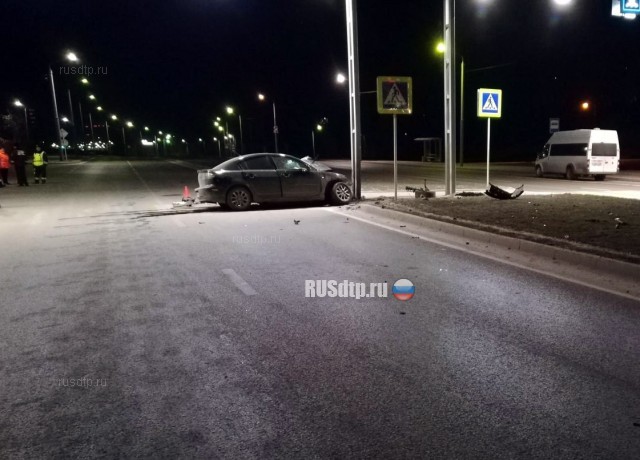 Во Владимире в ночном ДТП погиб водитель «Мазды»
