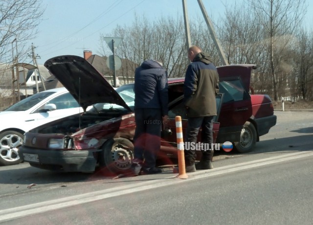 Видеорегистратор запечатлел момент тройного ДТП на Рославльском шоссе в Смоленске
