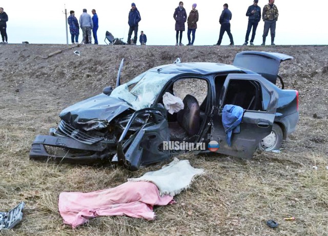 «Ладу» разорвало на части в результате ДТП в Башкирии
