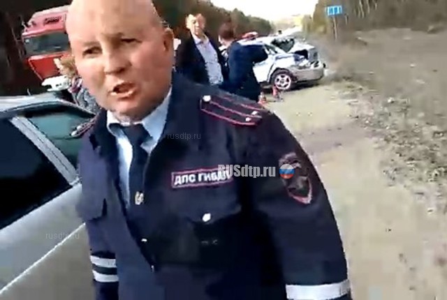 В Чувашии начальник ГИБДД попал в ДТП с пожарной машиной