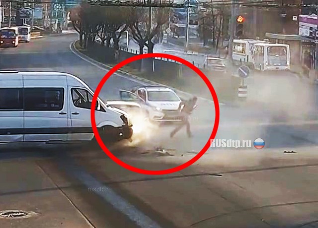 В Ярославле погоня ДПС за нарушителем привела к ДТП. Видео