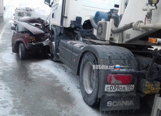 Водитель «Жигулей» погиб в ДТП на Чуйском тракте