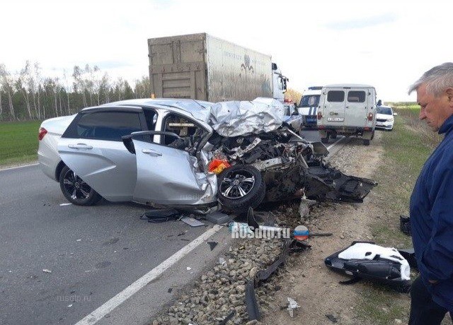 В Ульяновской области в ДТП погиб водитель «Газели»
