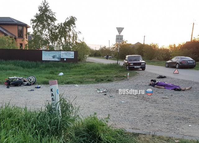 В станице Новотитаровской под Краснодаром в ДТП погиб мотоциклист